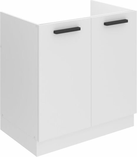 Unterschrank Küche, Spülenunterschrank 80 cm Breite. sdz Küchenunterschrank ohne Arbeitsplatte. Spülenschrank mit 2 Türe...