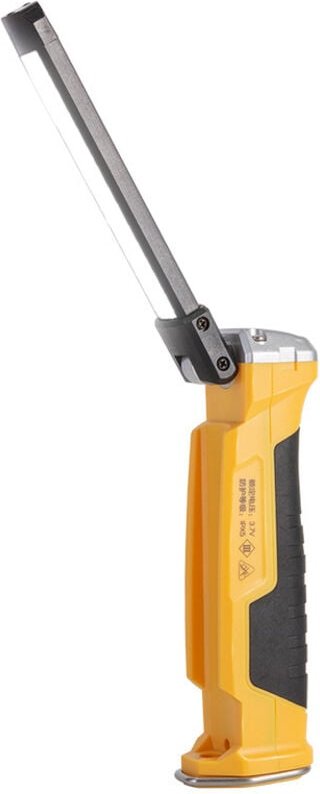 Vtizikl Lampe de travail portable rechargeable avec batterie au lithium, lampe de poche LED + COB double éclairage