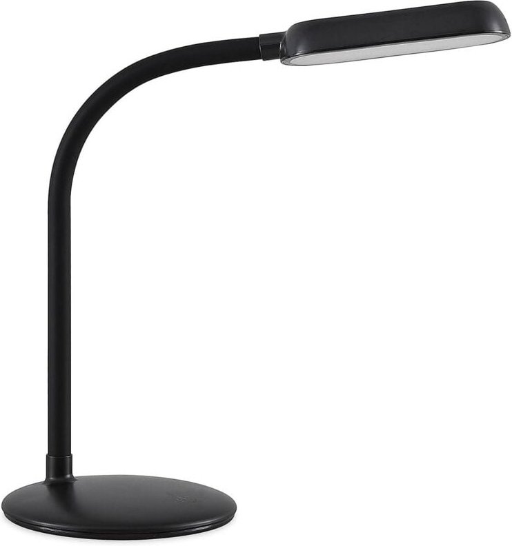 LED Tischlampe "Opira" aus Kunststoffmit USB Anschluss dimmbar für Arbeitszimmer & Büro von PRIOS