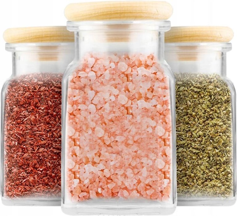 12 x 150 ml Gewürzgläser mit Holzkorken