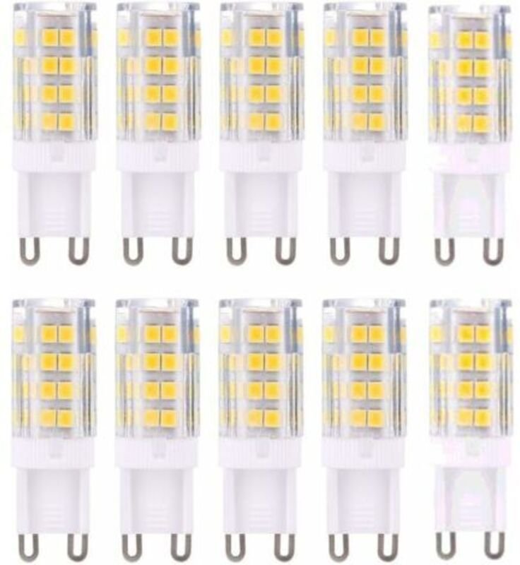 Lablanc - G9 LED-Lampen, Warmweiß 3000 k, 5 w, G9-LED-Glühbirne, entspricht 40 w Halogenlampen, 420 Lumen, nicht dimmbar...