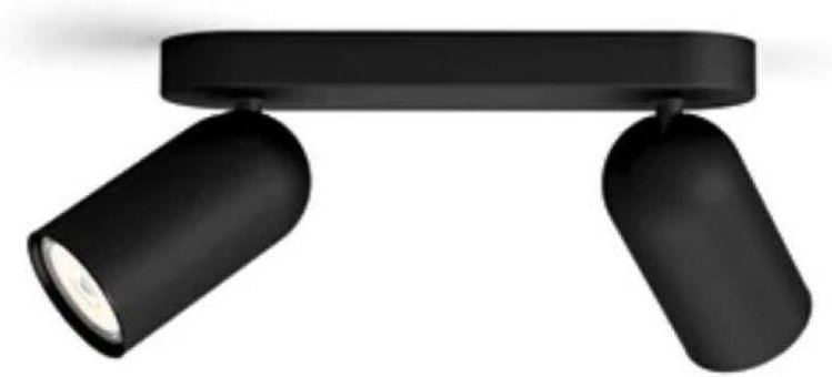 Thumbnail - Consumer pongee 2-licht-strahler 2xgu10 ip20 schwarz - 5058230pn - Philips