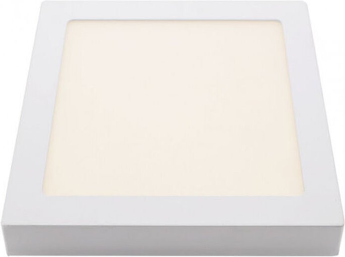 Fabrilamp - Downlight Oberfläche tuff 24w 4000k White Square 2040lm 3,5x30x30 Cm