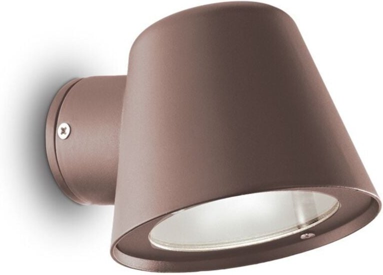 Ideal Lux - gas - Außenwand-Downlight-Lampe 1 Light Coffee IP43, GU10
