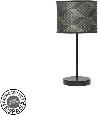 FABRILAMP Tischleuchte de Moda 1xe14 Schwarz/Tetris Grau