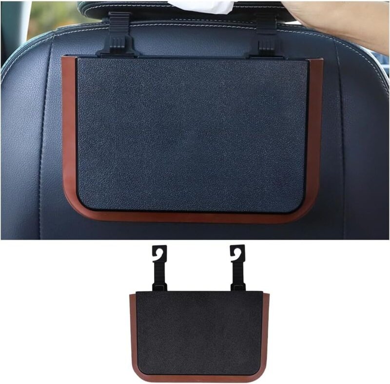 Auto-Mülleimer, wasserdichte Müllbox für Autos, hängender Auto-Mülleimer-Innenraum, Kompressions-Mülleimer-Klappkorb für...