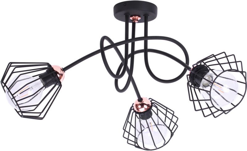 Originelle LED-Deckenpendelleuchte Copper Loft