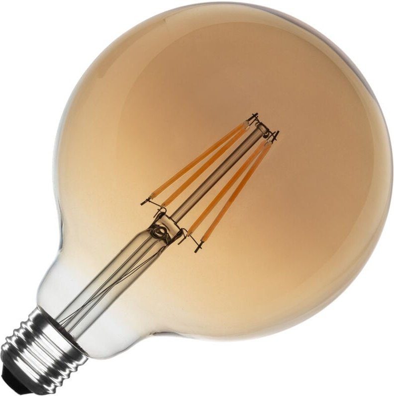 LED-Glühbirne Filament E27 8W 750 lm G125 Gold No Flicker 2200K Superwarm