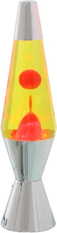 Metall Lava glänzende rosa/gelbe Metalllampe + Re ° 9x37cm Glühbirne Schwarzes Kabel: 150 cmpour Alle Stile, um dem Haus...