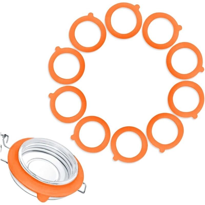 CCYKXA 10er-Pack Silikon-Glasdichtungen, Ersatz-Glasdichtungen, austauschbare Glasdichtungen, wasserdichte Silikon-Glasd...
