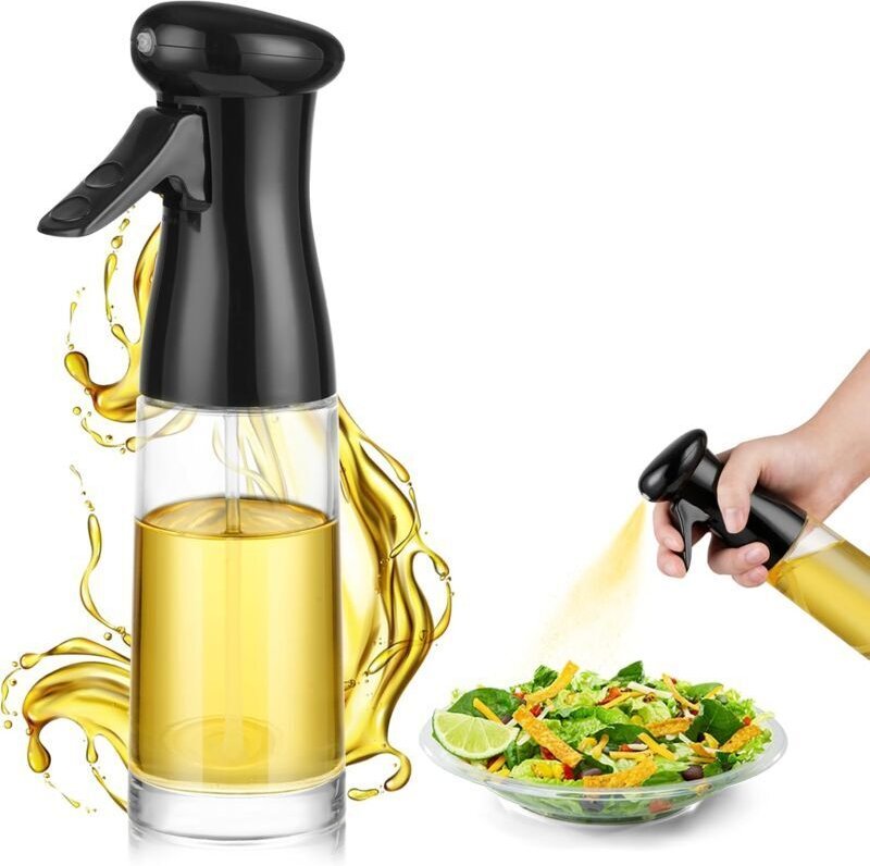 1 Stück Küchenölsprüher, 200 ml, Ölsprüher, präzise Öldosierung, zum Kochen und Grillen