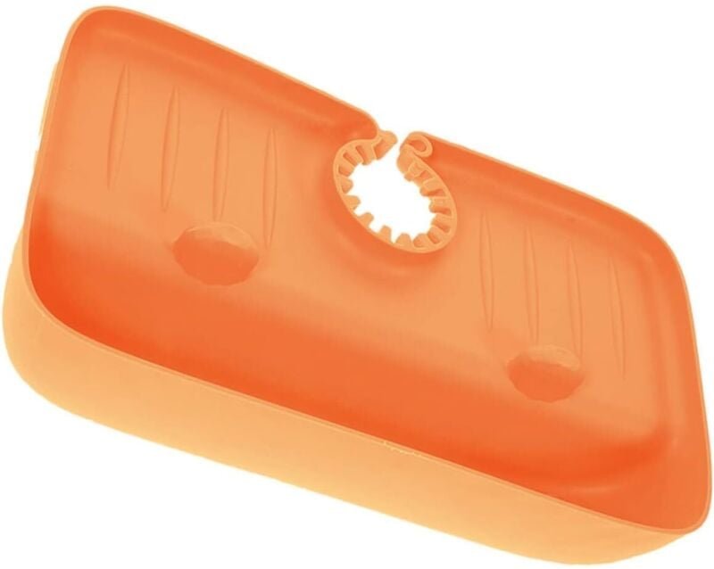 Ablagegestell mit Spritzschutz, Abtropfmatte für Küchenspüle und Wasserhahn, Schwammschutz für Küche und Bad