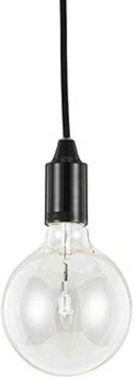 Ideal Lux Edison - 1 Lichtdeckenanhänger Schwarz, E27