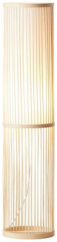 BRILLIANT Lampe Nori Standleuchte 1flg natur/weiß 1x A60, E27, 40W, geeignet für Normallampen (nicht enthalten) Mit Fußs...
