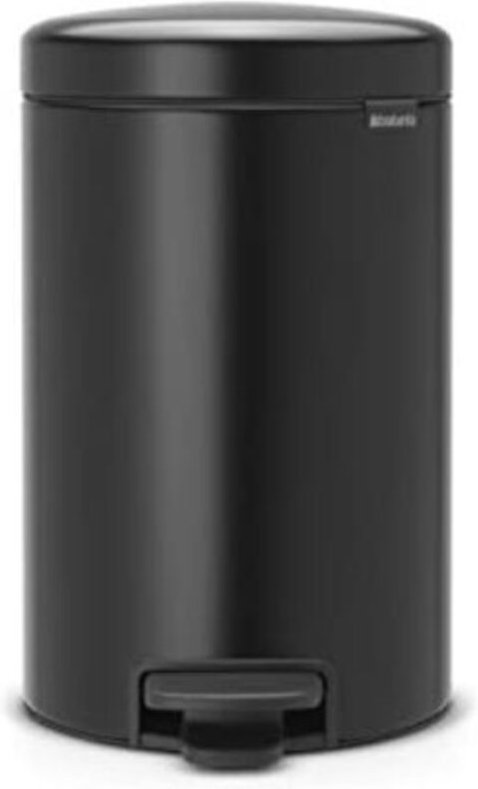 Brabantia 113741 Abfalleimer 12 L Schwarz