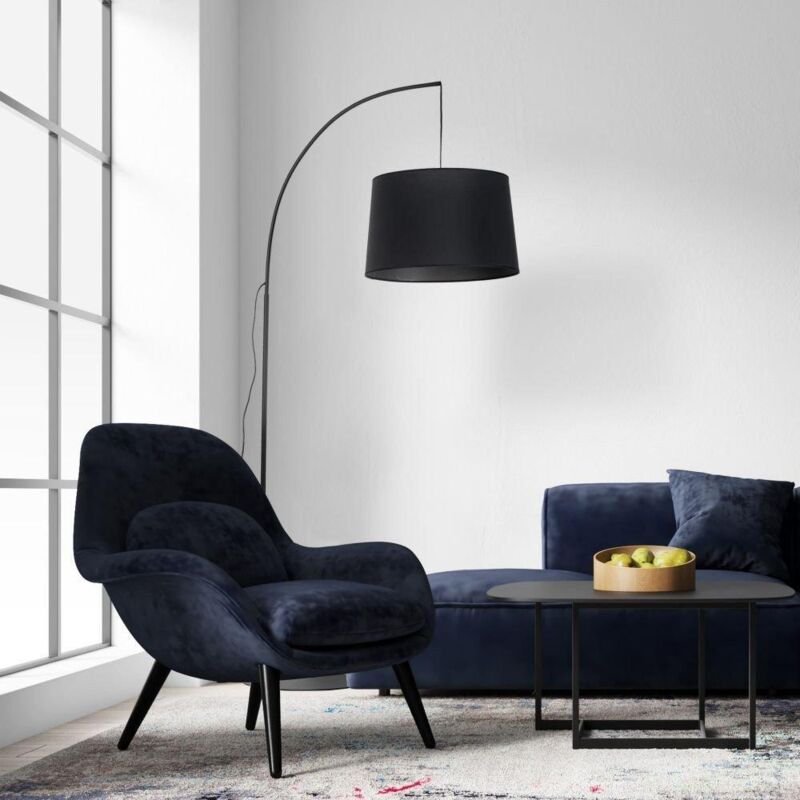 TK Lighting Orta 5417 Stehlampe Schwarz Klassisches Design