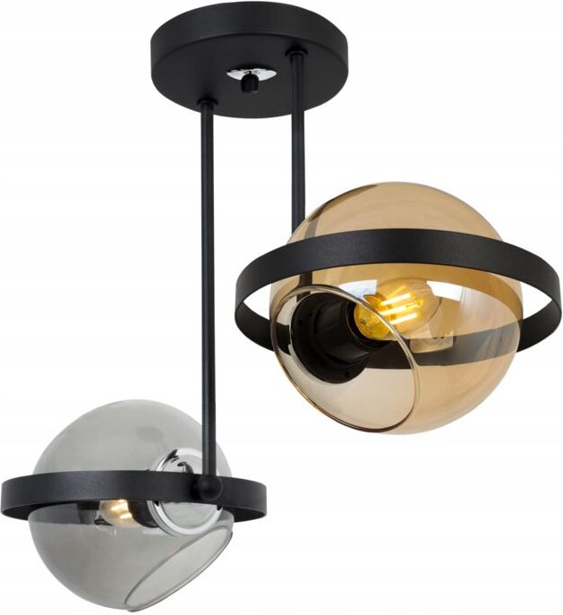 Moderne Glasring-Hängelampe Mix