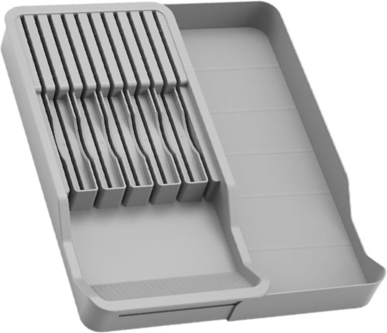 Messeraufbewahrungsbox, multifunktionaler Messerhalter, Küchentablett, Besteckaufbewahrungsbox, Besteck- und Küchenutens...