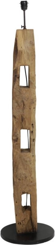 Stehlampe - Karlovo - natürlich - holz - - Light&living