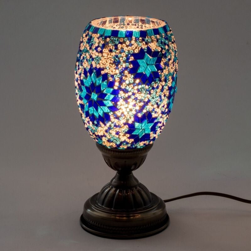 Mosaiklampe im Hindu-Stil für die Innendekoration