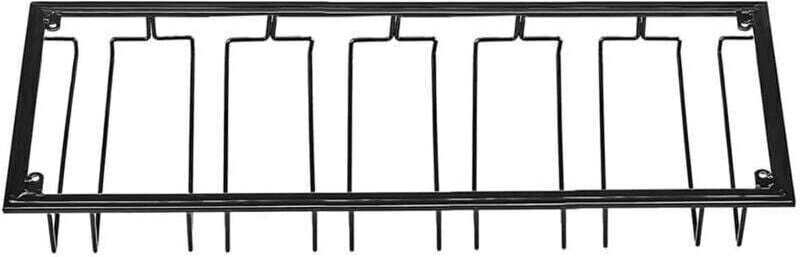 Hängendes Weinglasregal, Weinglashalter aus Metall mit 6 Reihen für Zuhause, Restaurant, Hotel, Bar