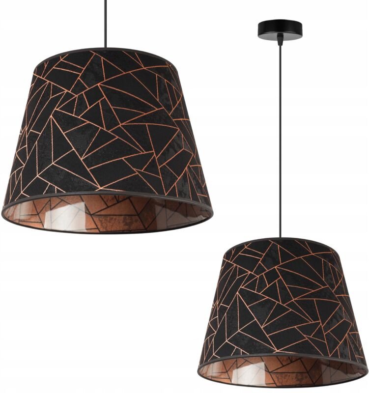 Hängelampe, Deckenleuchter, Lampenschirm, Kupfermuster