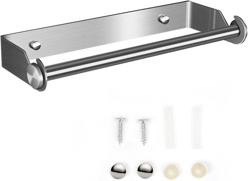 ZVD - Derouleur Essuie Tout, Derouleur Porte Sopalin, Devidoir Porte Essuie Tout Mural, Distributeur Papier Aluminium So...