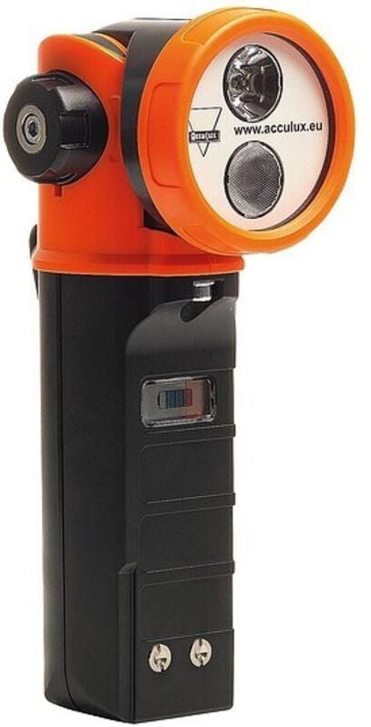 ACCULUX HL 25 EX LED Handleuchte, orange/schwarz - 170 lm