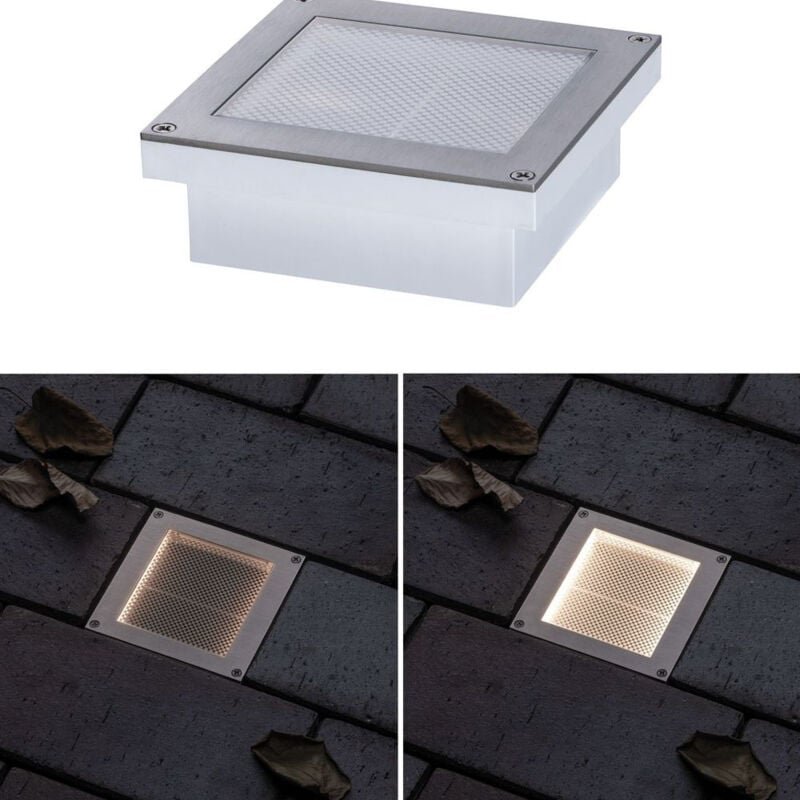 Paulmann - Solar led Bodeneinbauleuchte Aron 10 cm mit Bewegungsmelder Einbauleuchte