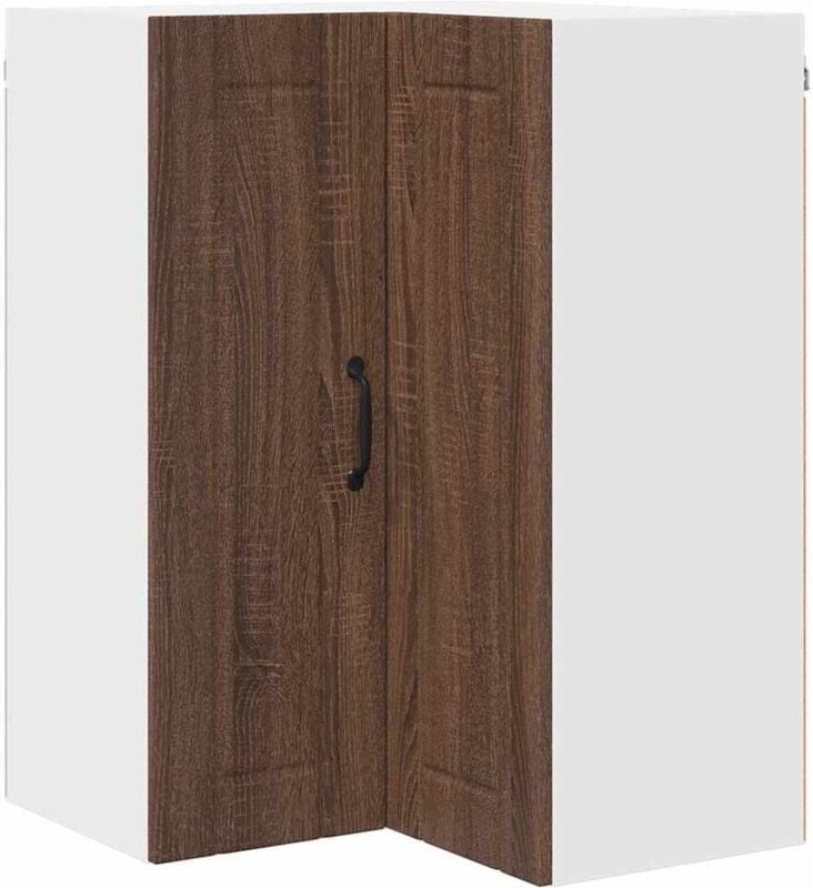 Küchenschrank Braun Eichen-Optik 57 x 57 x 80 cm Holzwerkstoff vidaXL
