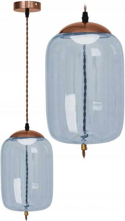 Toolight - hängelampe glas led blue APP443-CP