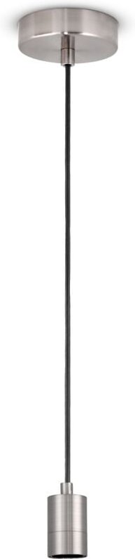 Paco Home - Deckenlampe Wohnzimmer Esszimmerlampe Pendelleuchte Esstisch Modern Hängelampe Nickel gebürstet, 1er Pendell...