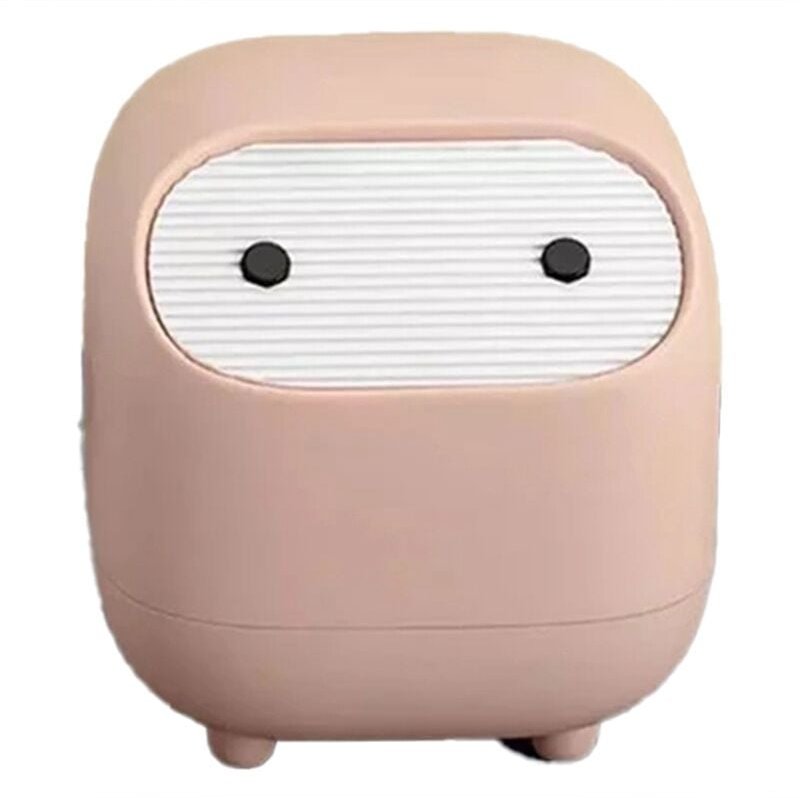 Tlily - Desktop-Mülleimer Schlafzimmer Nachttisch Aufbewahrung mit Deckel Mini-Presse Haushaltstisch Couchtisch kleiner ...