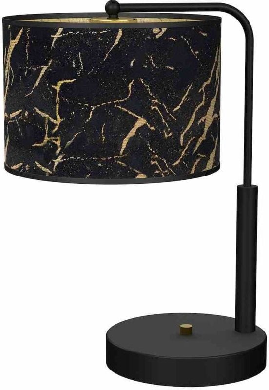 SENSO Schwarz/Gold Tischlampe 1xE27
