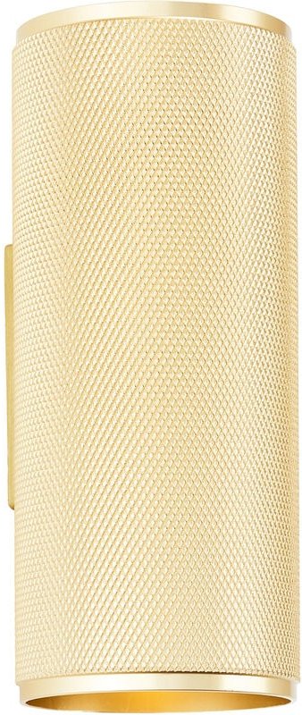 Lampe Marty led Wandleuchte 2flg Up-/Down sand schwarz/matt gold Metall/Glas gold 2x GU10, 10 w, LED-Leuchtmittel inklus...