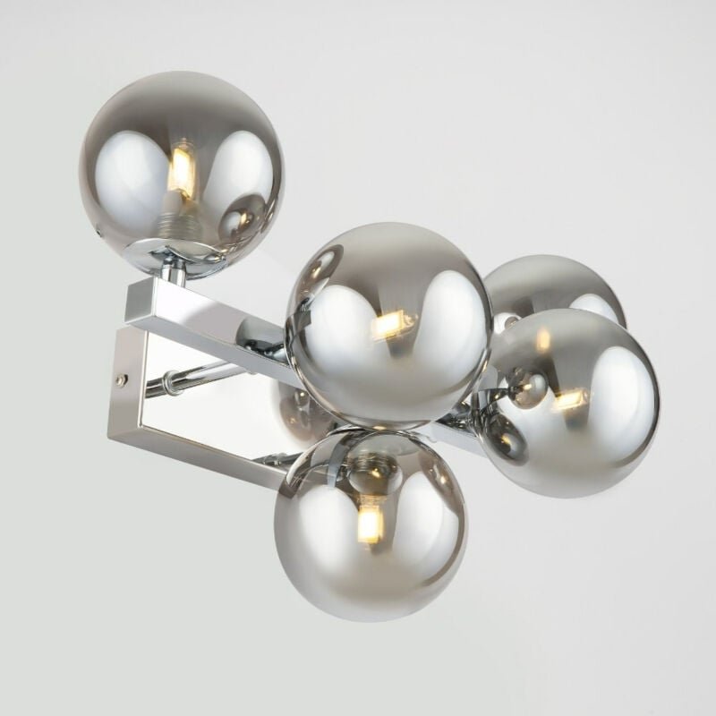 Dallas Wandleuchte Chrom, 5 Licht, G9