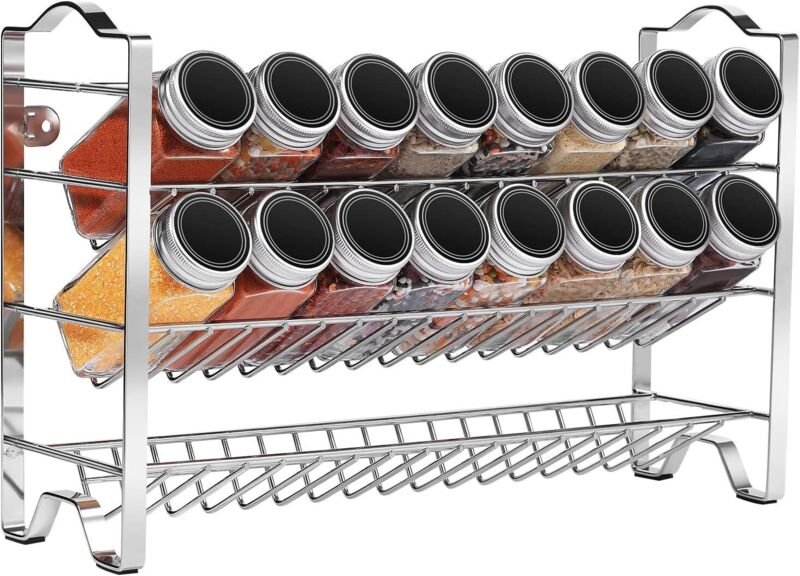 3-stöckiger Gewürzständer (Silber)