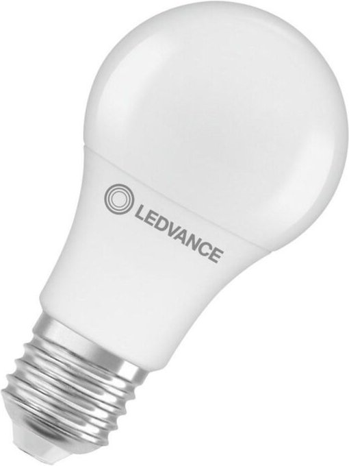 Osram - Standardmäßige 'klassische' E27-LED-Glühbirne (8 w, 2700 k, 806 lm), IP20, Ø6 x 10,7 cm, weiße Farbe
