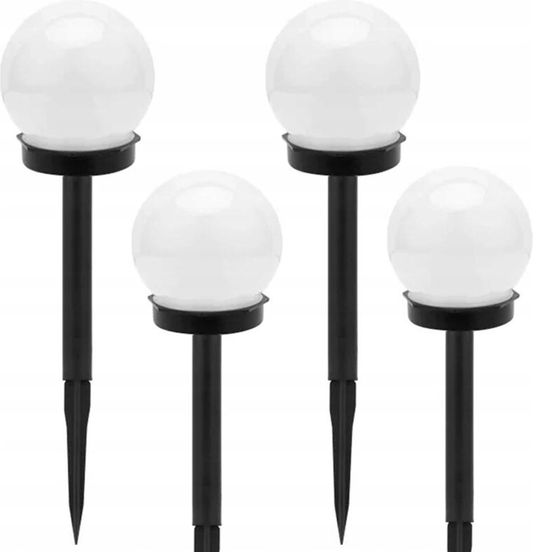 Gartenlampen 4 Stück weiß (24) GABB