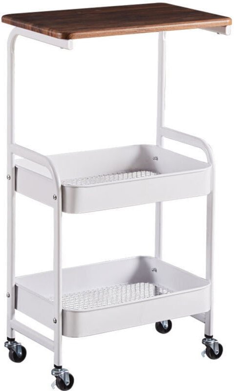 Küchenwagen, Badezimmerwagen, rollbarer Aufbewahrungsschrank – Weiß