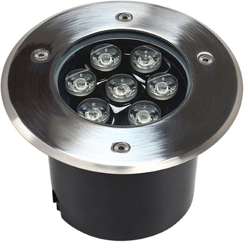 Trade Shop - LED Stufenleuchte Strahler Begehbar Außen IP68 7W Warm Kalt Licht -