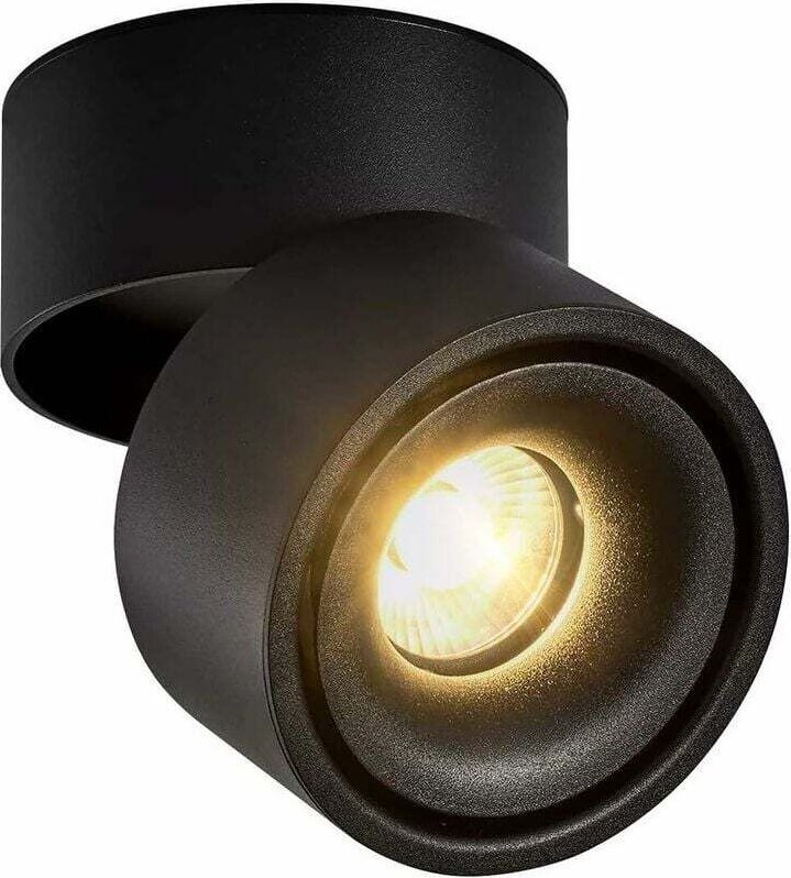 7-W-LED-Deckeneinbaustrahler, verstellbarer Winkel, COB-Deckenleuchte, 360° drehbar (Warmweiß 3000 K) – Fei Yu