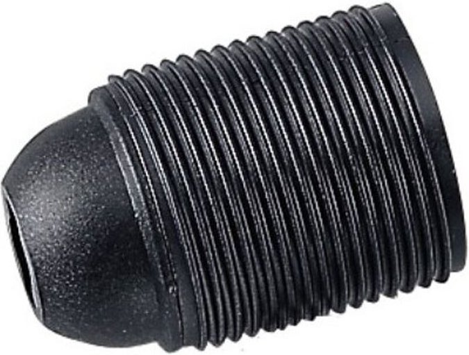 Master - E27 Lampenfassung mit Gewinde aus Thermoplast Schwarz 00512