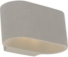 Rustikale ovale Wandleuchte Beton - Arles