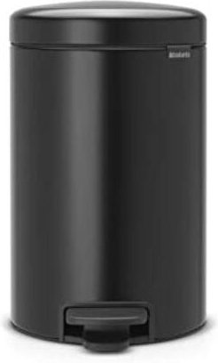 Brabantia 113741 Abfalleimer 12 L Schwarz