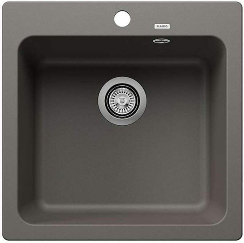 Naya 5 - Silgranitspüle, 52x51 cm, vulkangrau 527310 - Blanco