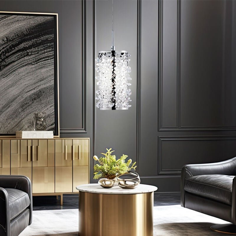 Led Kristall Pendelleuchte für Ihren Wohnraum glossy