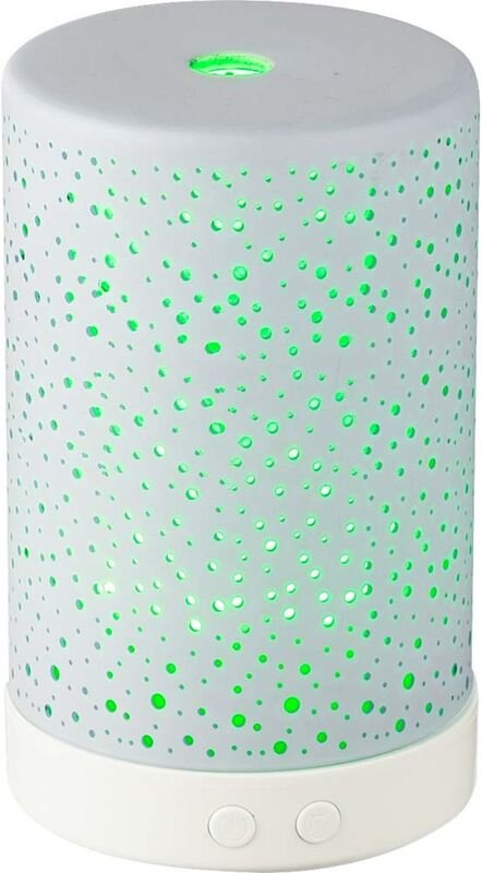 Globo - Tischleuchte Lufterfrischer Deko Leuchte led Farbwechsel Diffusor Lampe, mit Schalter Löcher, 1x rgb led, DxH 9x...