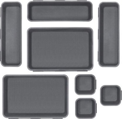 Multi-Satz-Organiser, Schubladeneinsatz 8 Stk. grau
