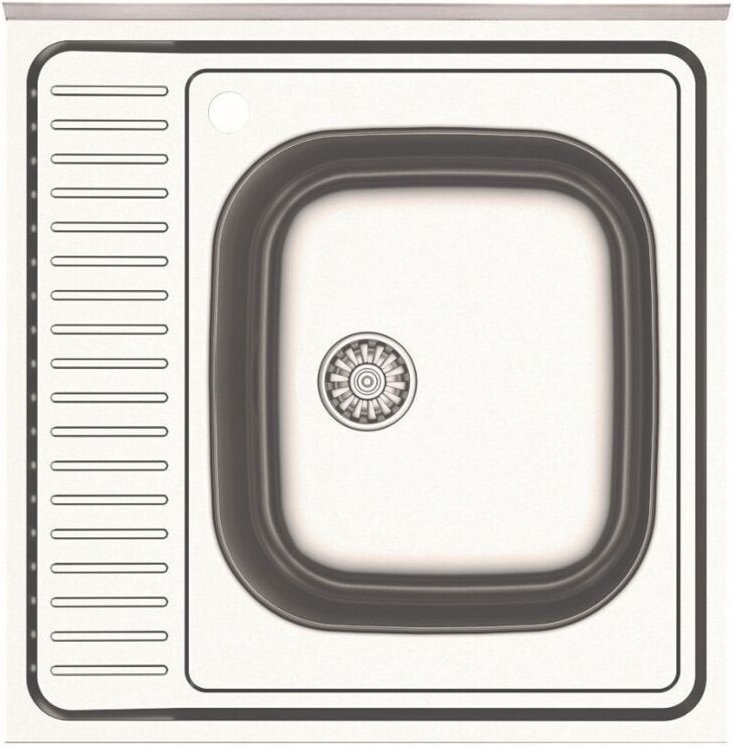 Edelstahl-Spülbecken SA24 600x600